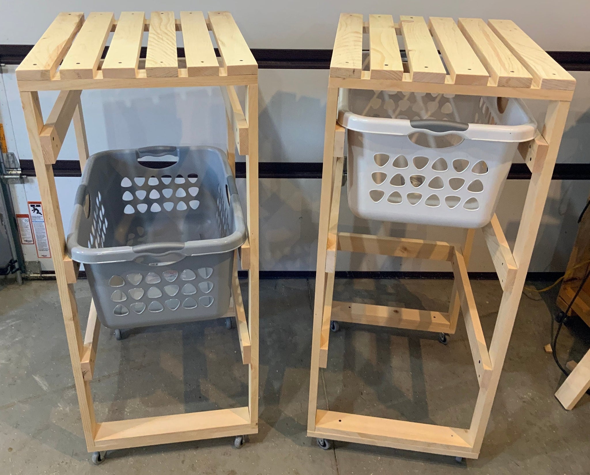3 Tier Laundry Basket Holder (2 Bushel)